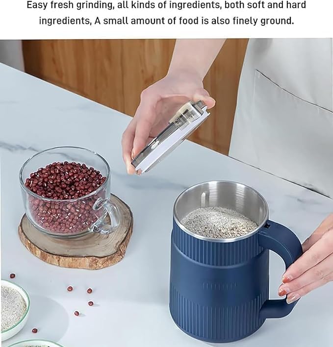 Spice Grinder with Handle – Multifunctional Electric Grinder for Kitchen Use