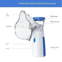 Portable Mesh Nebulizer – Silent Steam Inhaler for Adults & Kids