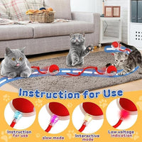 Automatic Cat Teaser Ball – Smart Interactive Motion Toy for Cats