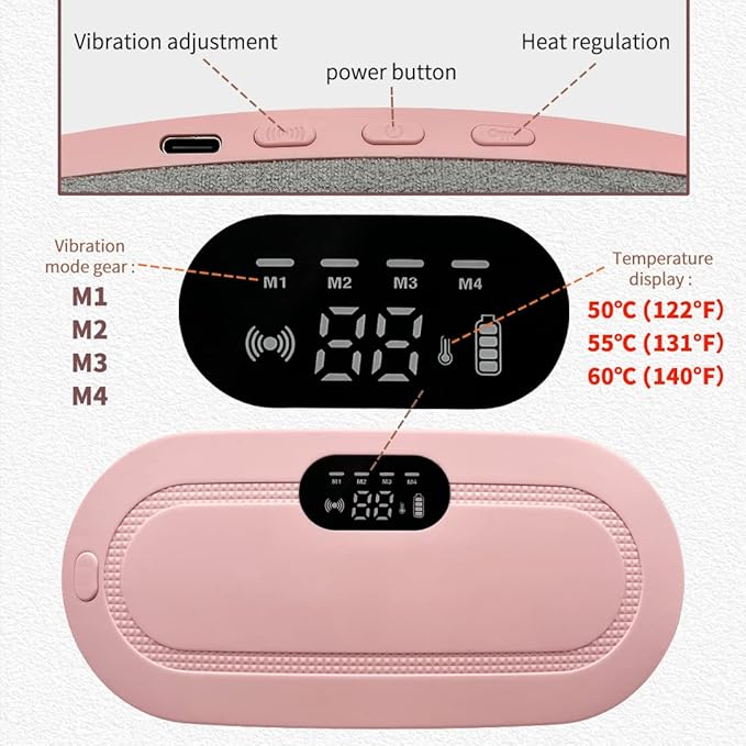 Period Pain Relief Device – Rechargeable Menstrual Heating Pad for Cramps & Comfort