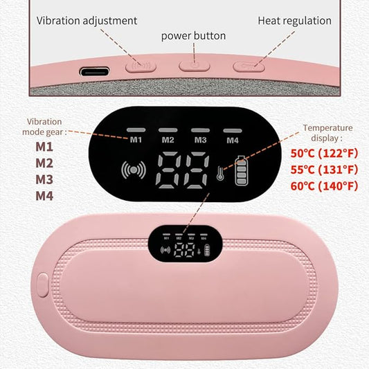 Period Pain Relief Device – Rechargeable Menstrual Heating Pad for Cramps & Comfort